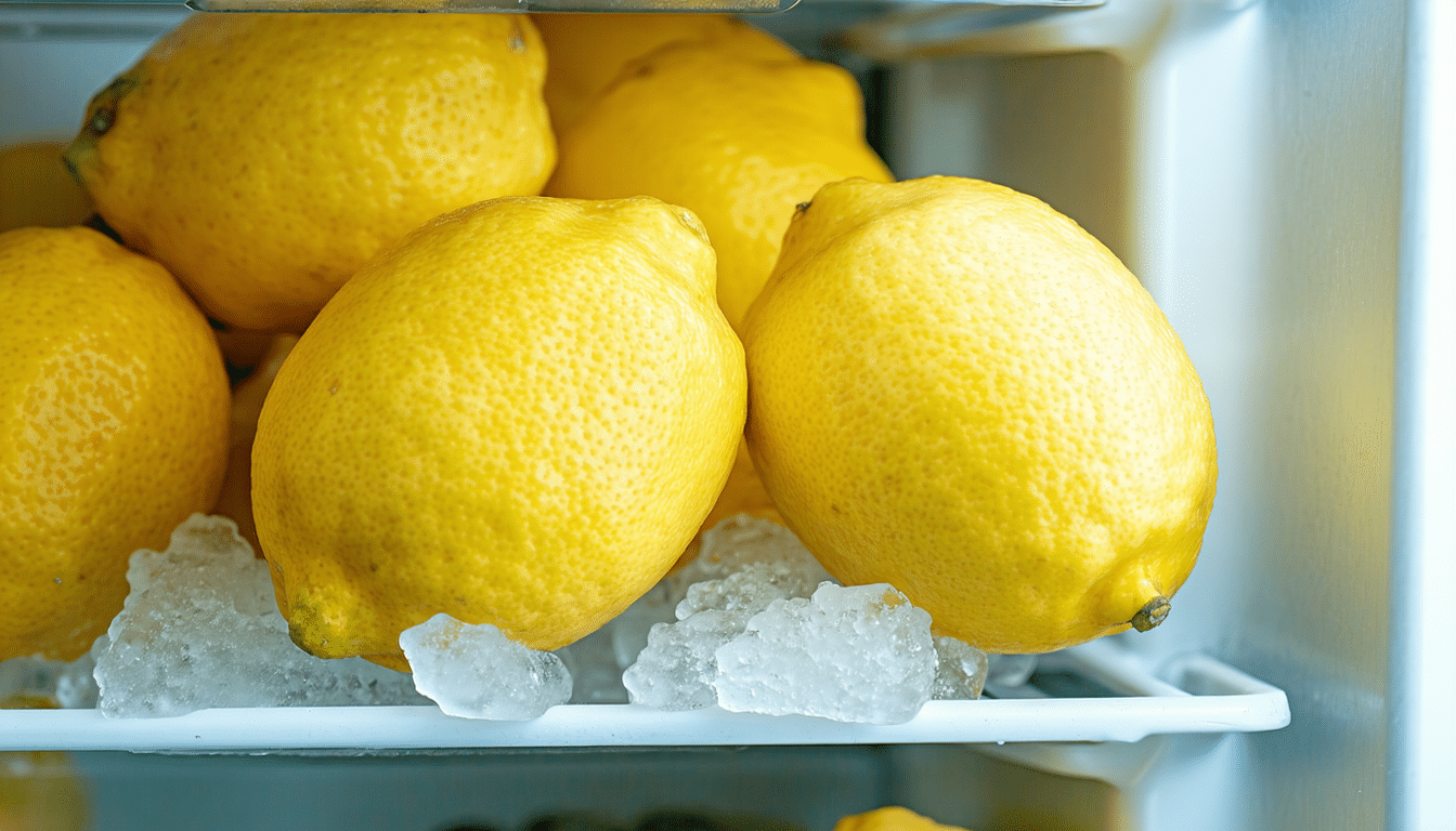 découvrez comment congeler un citron facilement, la meilleure méthode à suivre et la durée de conservation optimale pour préserver sa fraîcheur et ses saveurs.