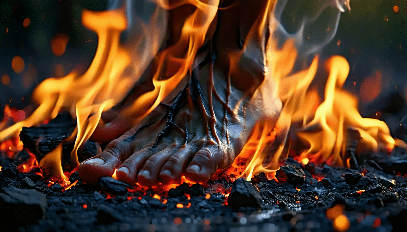 découvrez la signification spirituelle d'un pied qui brûle : origines, interprétations ésotériques et messages cachés derrière cette sensation mystérieuse. apprenez à décrypter ce que votre corps cherche à vous dire.