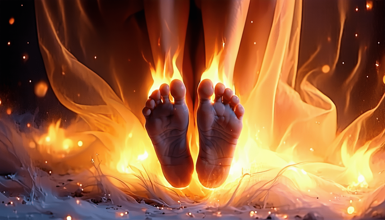 découvrez la signification spirituelle du pied qui brûle et ce que ce phénomène pourrait révéler sur votre vie intérieure, vos émotions et votre cheminement personnel.