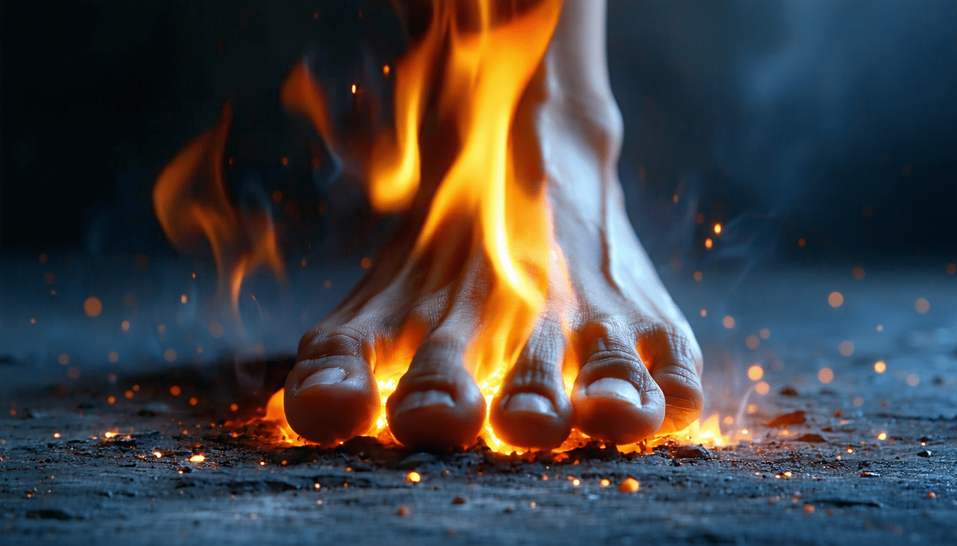découvrez la signification spirituelle des pieds qui brûlent : origines, interprétations et messages cachés derrière cette sensation, selon les traditions et croyances.