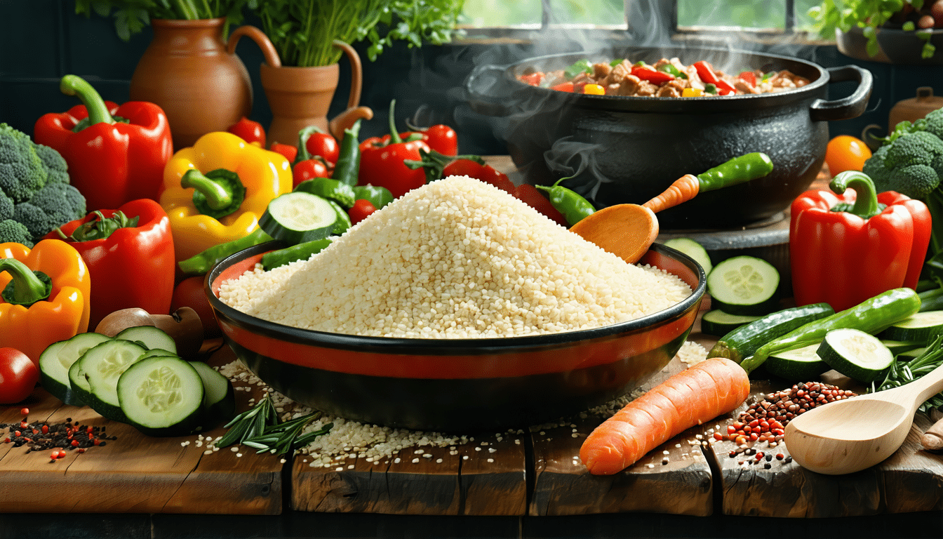 découvrez comment préparer un couscous traditionnel avec notre recette authentique, détaillée étape par étape. savourez un plat familial aux saveurs marocaines, simple à réaliser et parfait pour toutes les occasions.