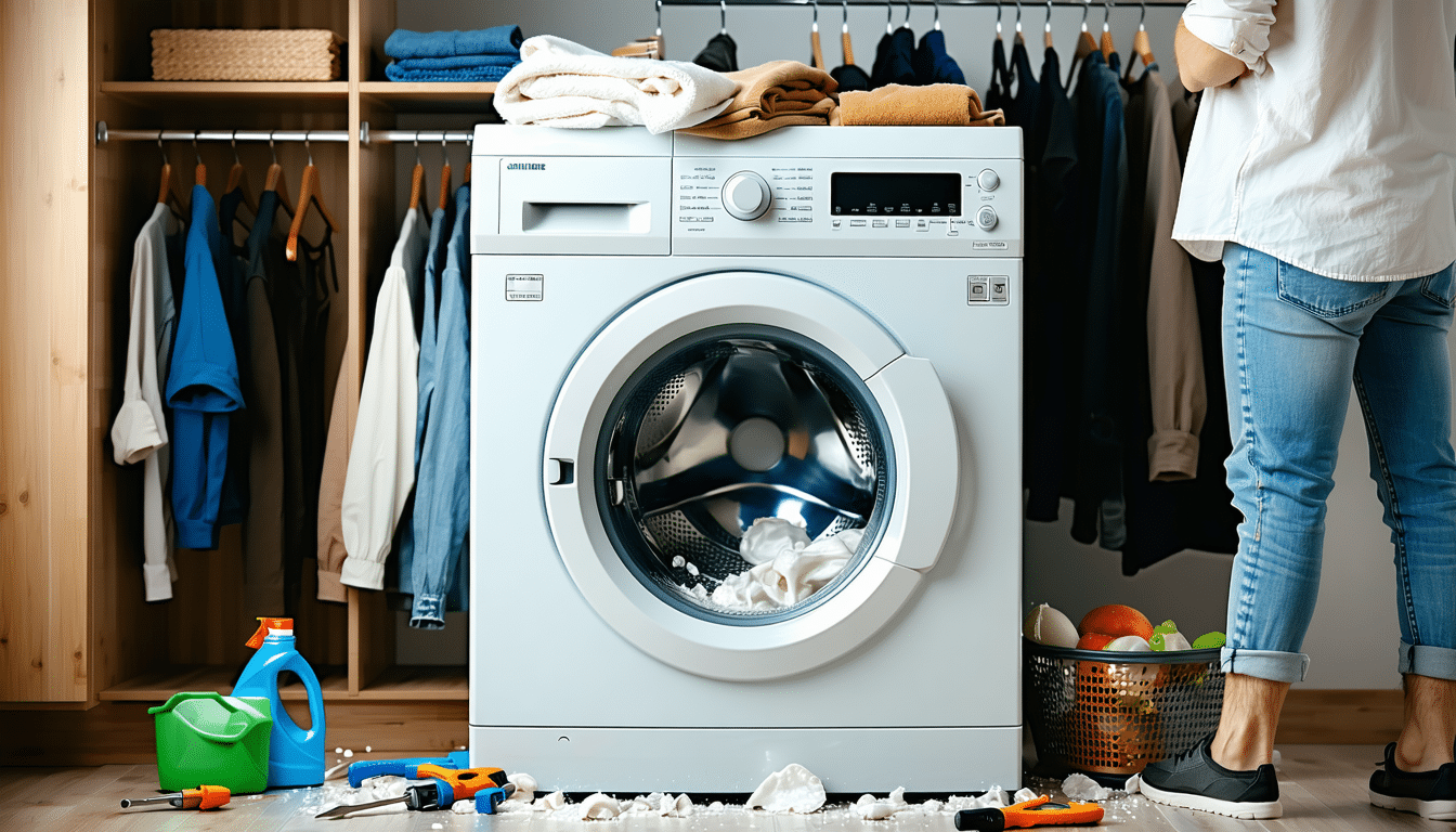 votre machine à laver fait un bruit de ferraille ? découvrez les causes courantes, les solutions pour réparer ce problème et les conseils pour éviter d'endommager votre lave-linge.