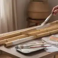 Peindre du bambou : préparation, peinture et finitions