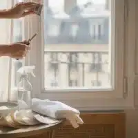 Enlever une étiquette sur une vitre sans laisser de traces