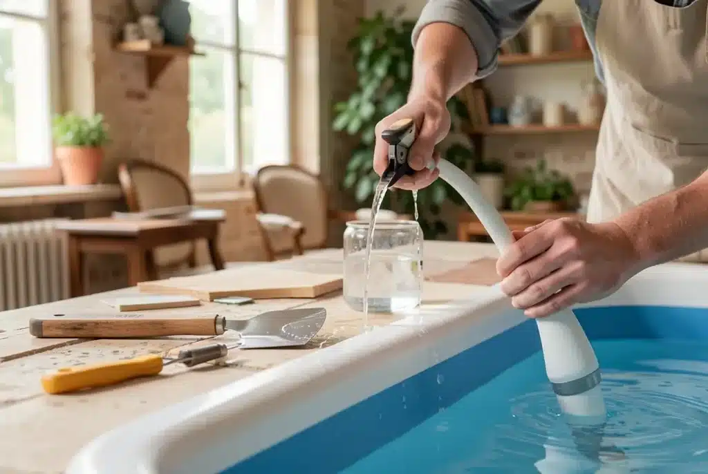 La routine d'entretien d'une piscine