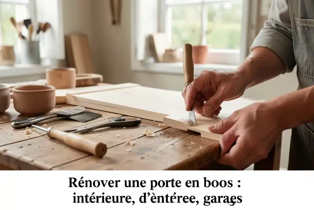 Comment rénover une porte en bois pas à pas